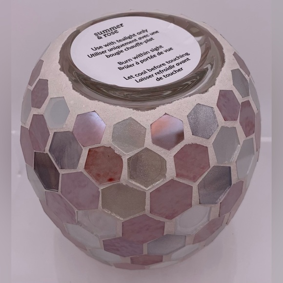 Tea Light Candle Holder * Summer & Rose * New In Original Box * - Picture 2 of 5